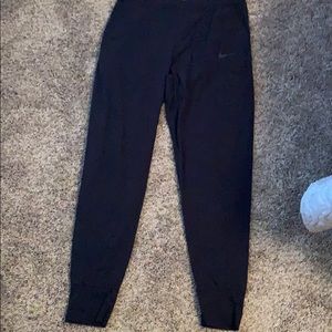 Black Nike joggers